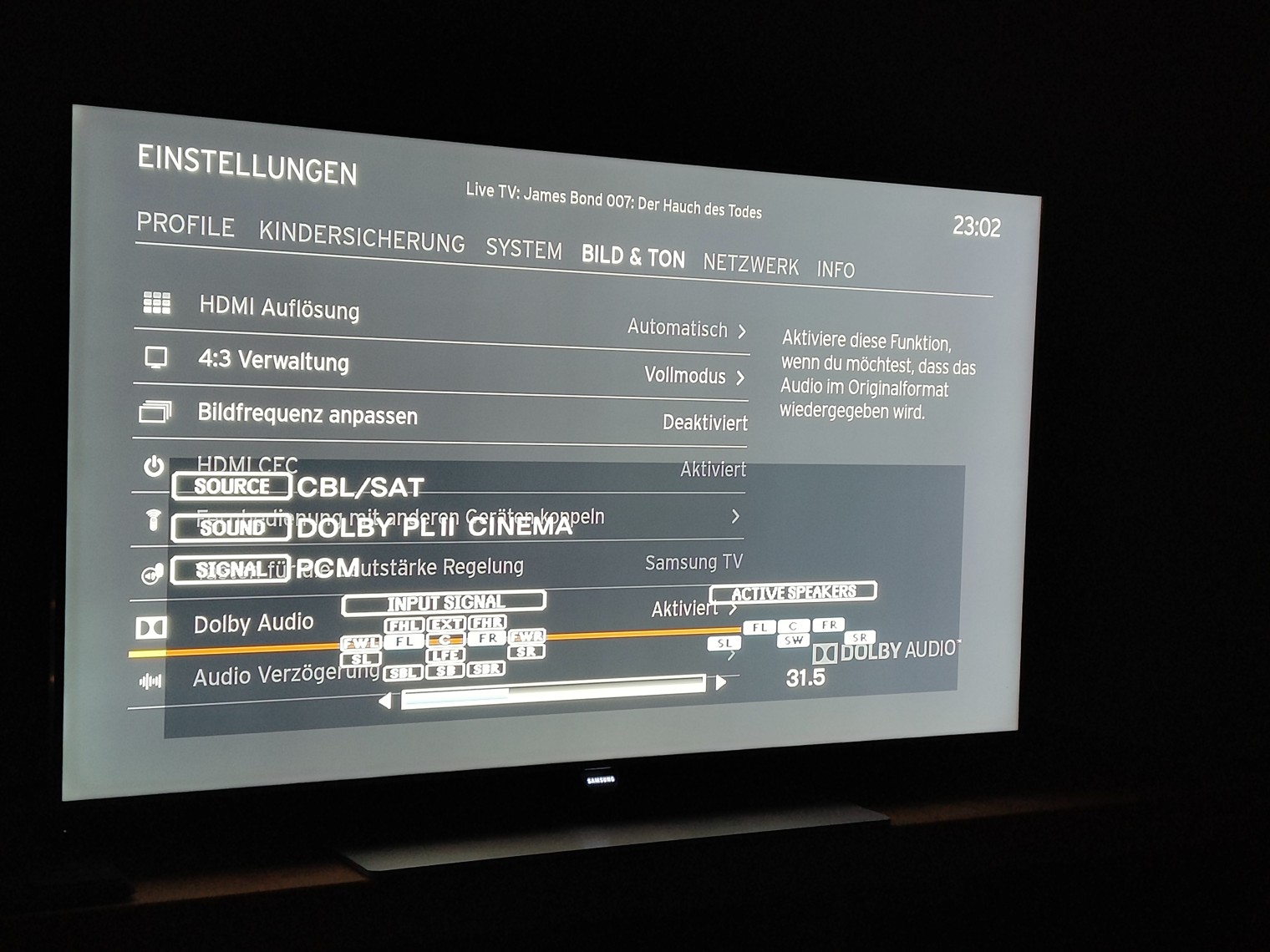 Kein Dolby Digital via IPTV Box Live-TV