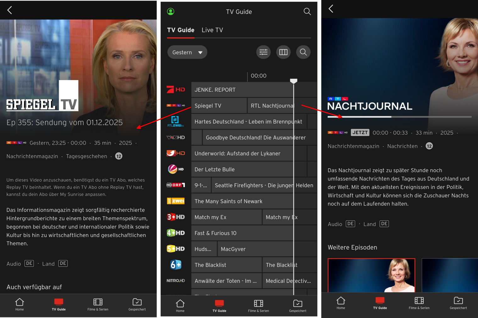 {Android Sunrise TV App}