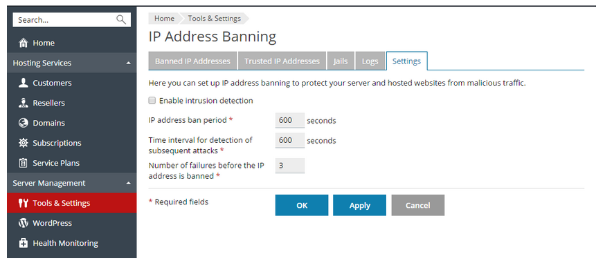 Banned IP Adress